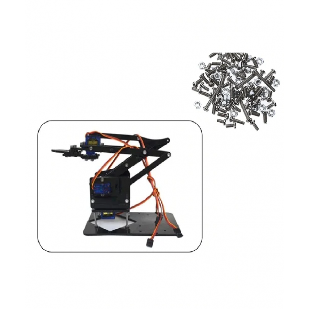 DIY Acrylic Robot Manipulator Mechanical Arm Kit (not-including Servo and Board)