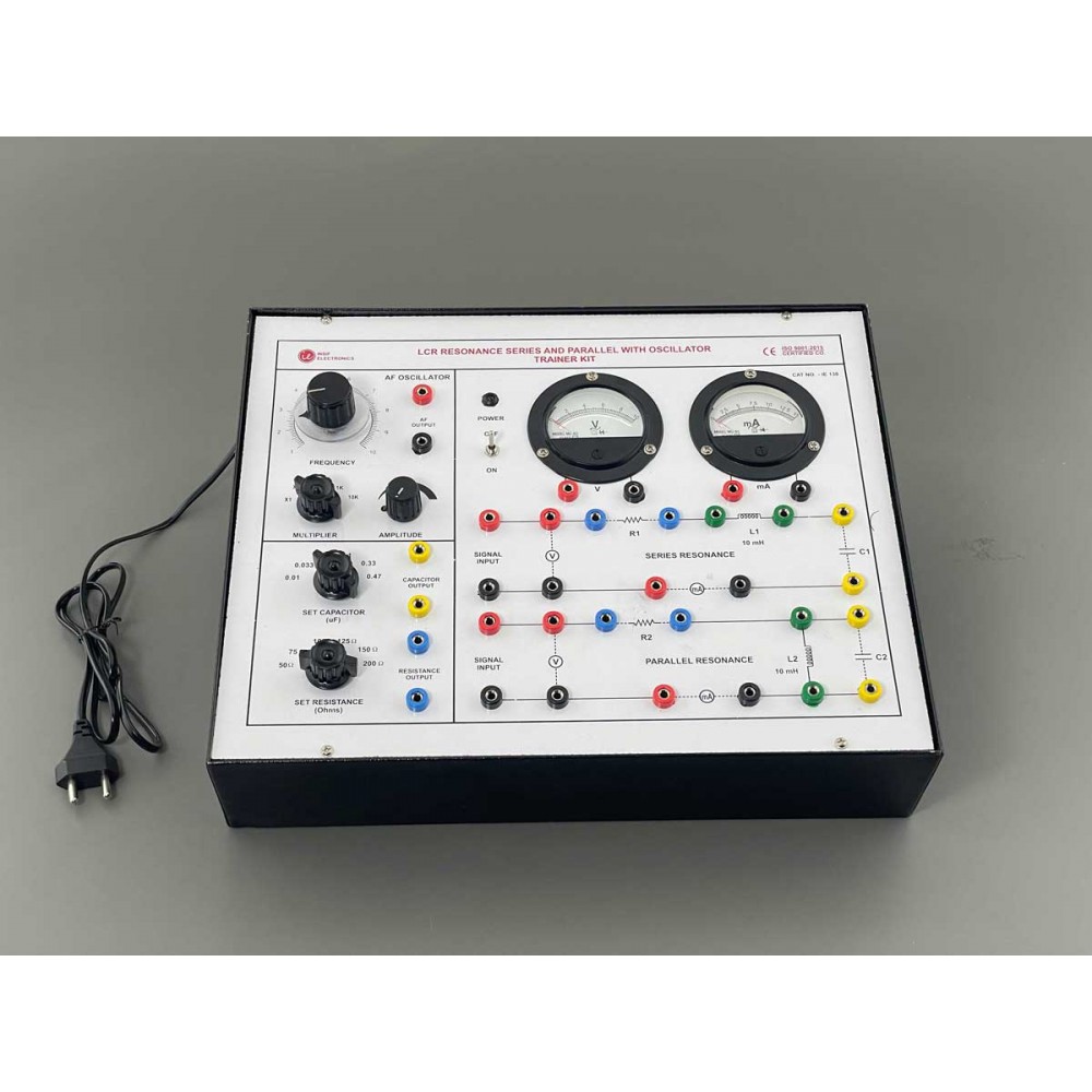 LCR Series & Parallel Resonance Apparatus with built in Oscillator